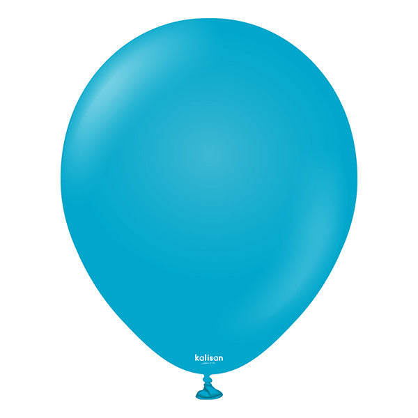 Retro Blue Glass Latex Baloni