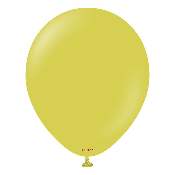 Retro Olive Latex Baloni