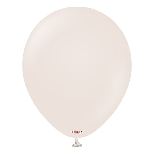 Retro White Sand Latex Baloni