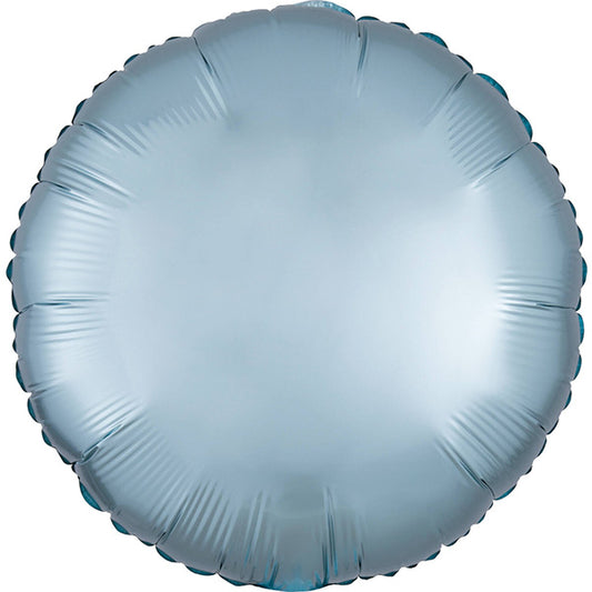 Folija balon Silk Lustre, pastelno plavi, 46 cm