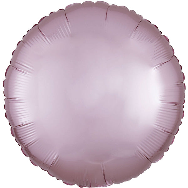 Folija balon Silk Lustre, roze, 46 cm