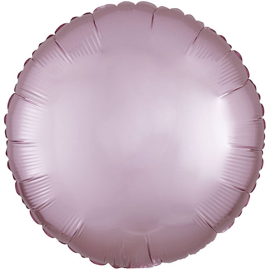 Folija balon Silk Lustre, roze, 46 cm