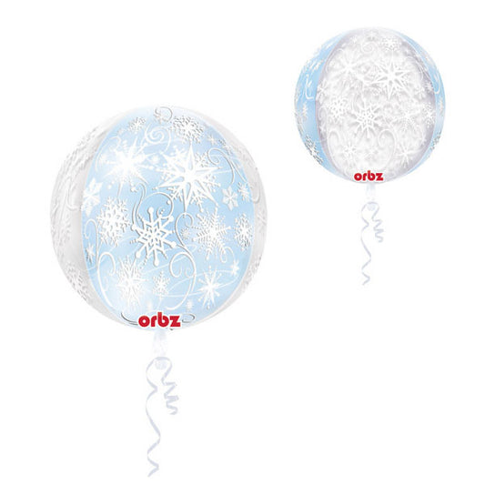 Orbz Frozen Snowflakes Balon