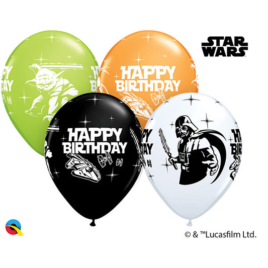 Star Wars Birthday Latex Baloni