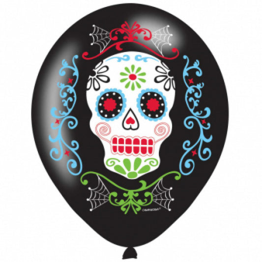 Day Of The Dead Latex Baloni