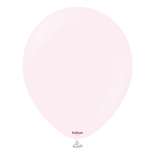 Standard Macaron Pale Pink Latex Baloni