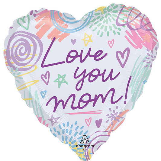 Love You Mom Sweet Folija balon