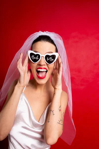 Bride To Be naočare u obliku srca