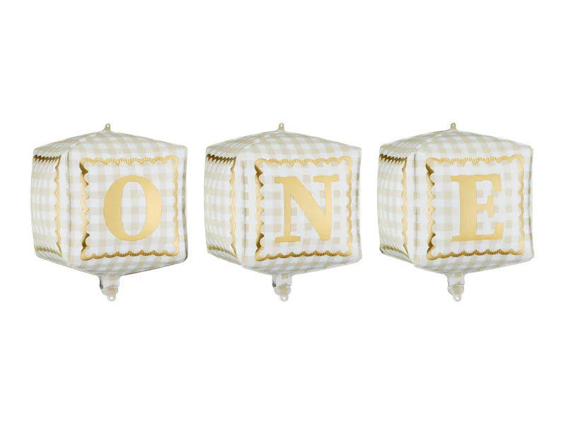 ONE folija baloni kocke