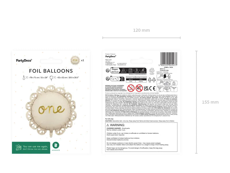 Folija balon „ONE“