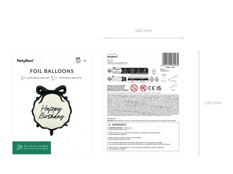 Happy Birthday folija balon