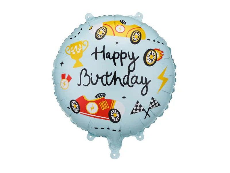 Happy Birthday folija balon “Cars”