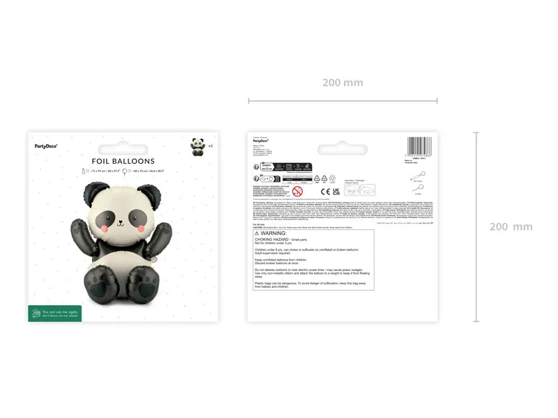 Folija balon Panda
