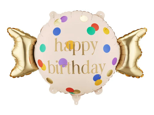 Happy Birthday folija balon “Candy”