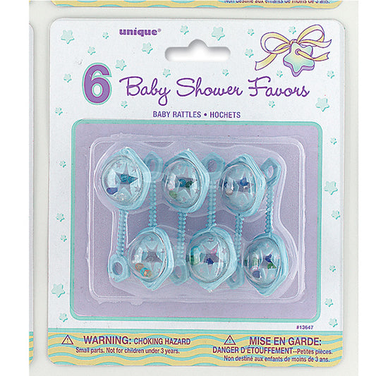 Baby Rattle Blue dekoracija