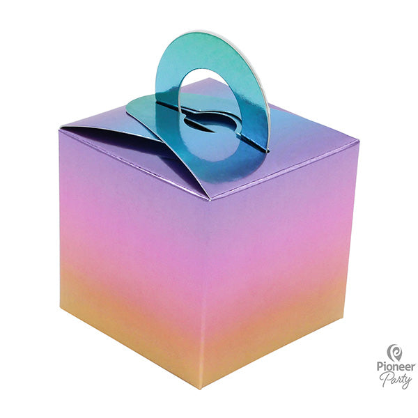 Teg kutija za balone – rainbow ombre