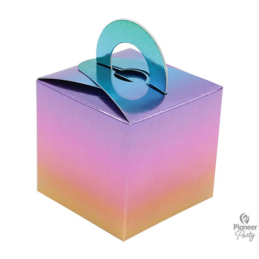 Teg kutija za balone – rainbow ombre