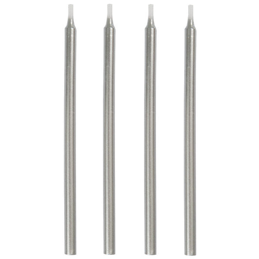 Srebrne svecice 12 cm