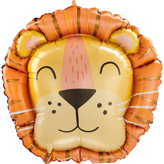 Large Shape Get Wild Lion folija balon