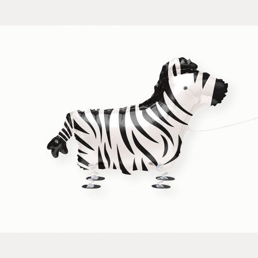 Walking Pet Zebra folija balon