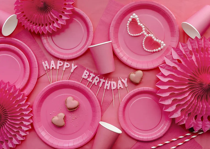 Happy Birthday pink rođendanske svećice