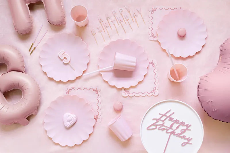 Happy Birthday pink rođendanske svećice