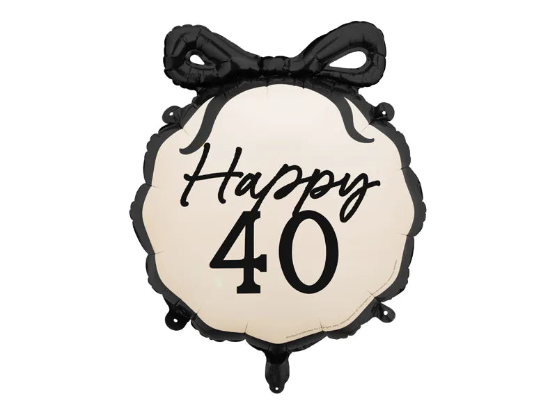 Folija balon sa natpisom „Happy&nbsp;40"&nbsp;