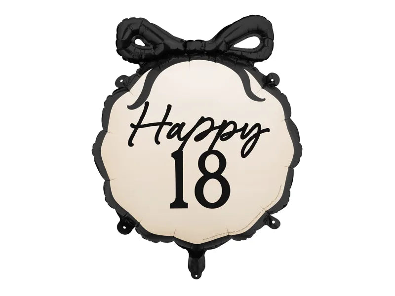Folija balon sa natpisom „Happy 18“