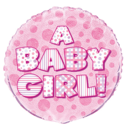 A Baby Girl Prism Folija Balon
