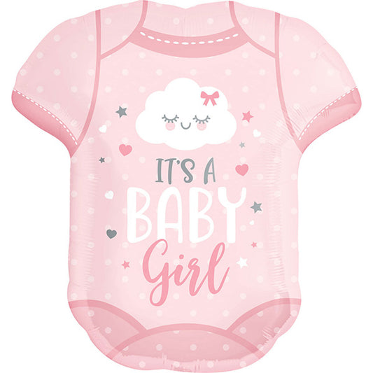 Baby Girl Onesie Folija Balon