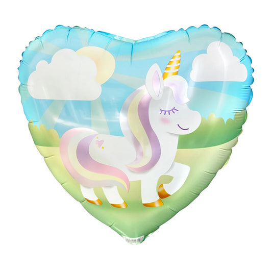 Heart Unicorn Folija Balon