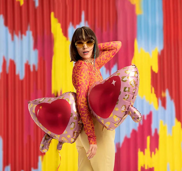 Folija balon „Naočare – srca“