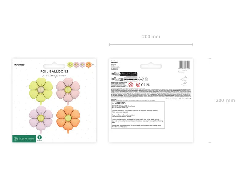 Folija baloni za girlandu „Bele Rade"