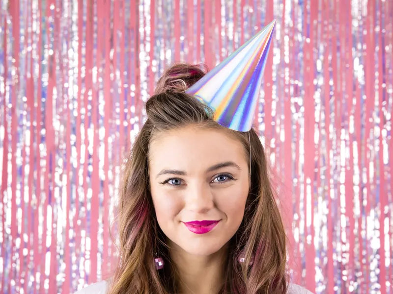 Iridescent party kapice