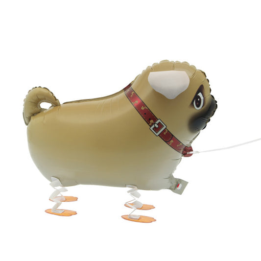 Walking Pet Pug Folija balon