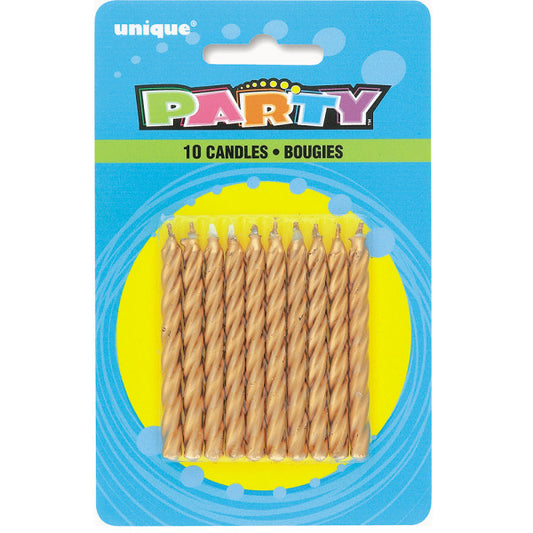 Zlatne Spiralne Svecice