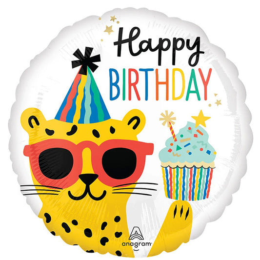 18”46 cm&nbsp; Party Animal Happy Birthday folija balon
