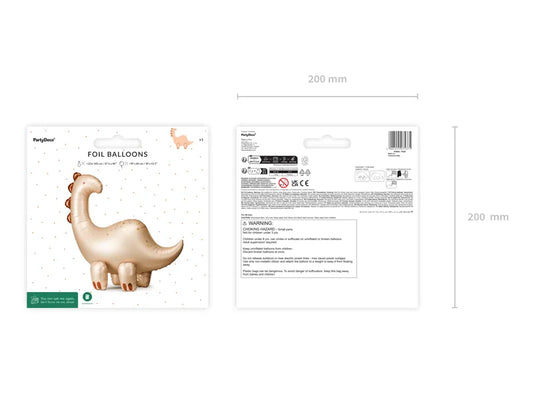 Stojeći folija balon Brontosaurus