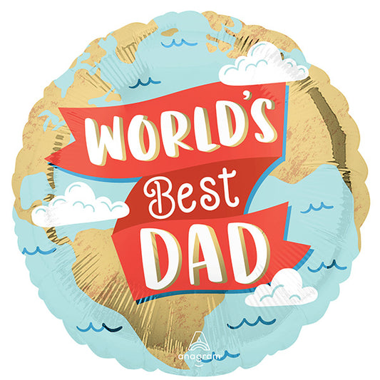 "World's Best Dad" Folija Balon