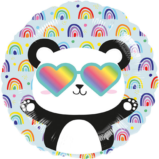 18”45 cm Happy Birthday Panda folija balon