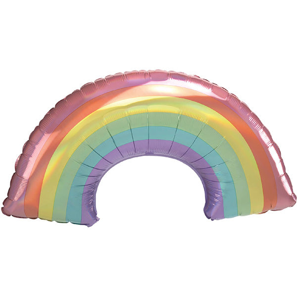 Supershape Iridescent Pastel Rainbow folija balon