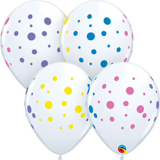 Colorful Dots Latex balon