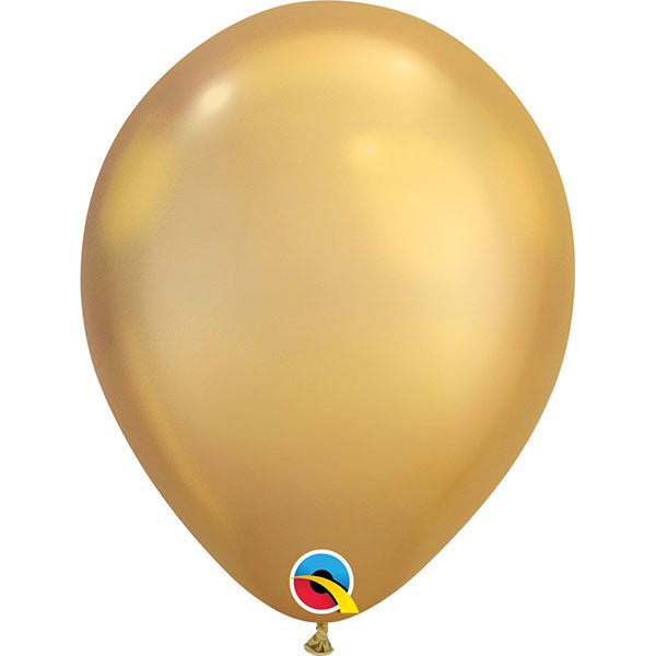 Chrome Gold Latex Baloni