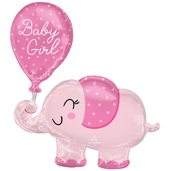 Baby Girl Elephant Folija Balon