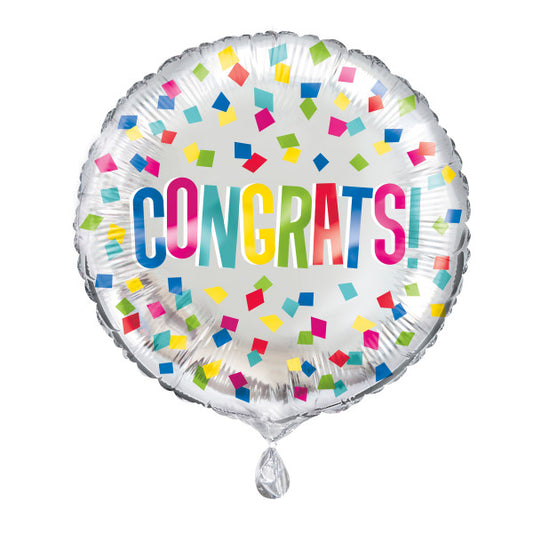 Colorful Congrats Folija Balon