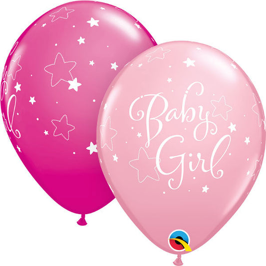 Baby Girl Stars Folija Balon