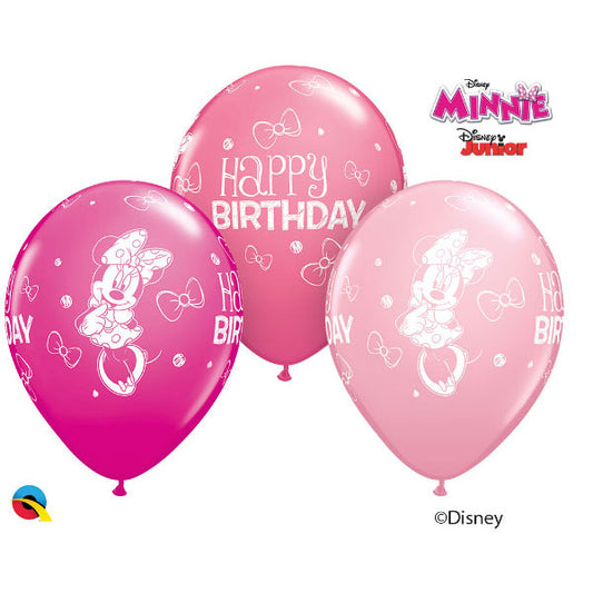Disney Minnie Mouse Birthday Latex Baloni