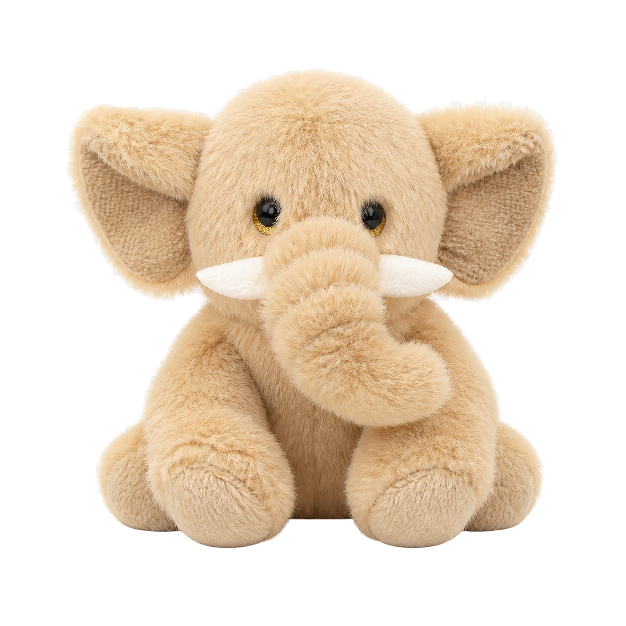 Plišani slon camel boje – pogled spreda