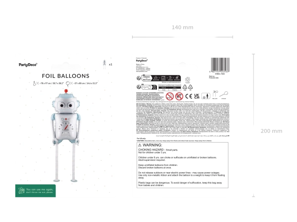 Robot folija balon