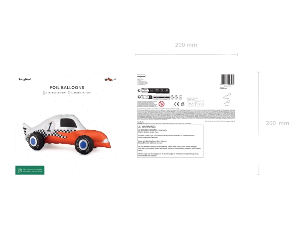 AirFeeld Racing Car folija balon